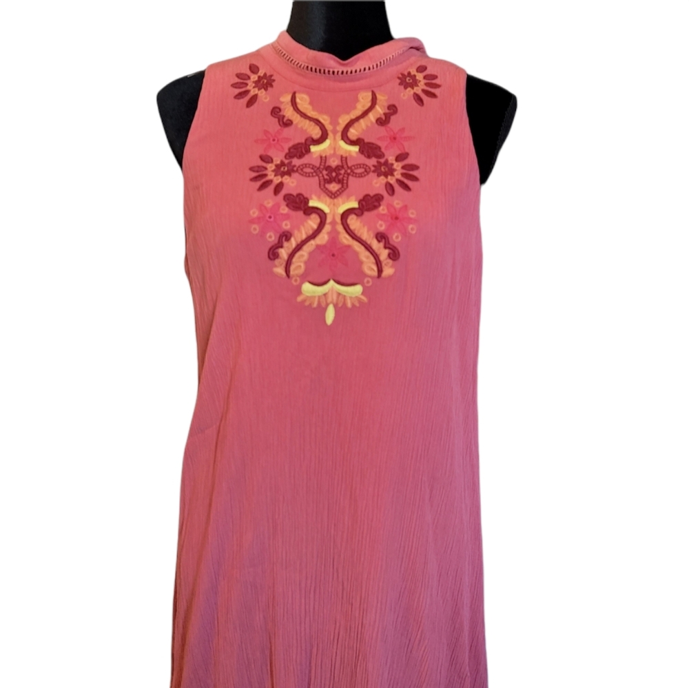 Luxology Boho Embroidered Dress 8